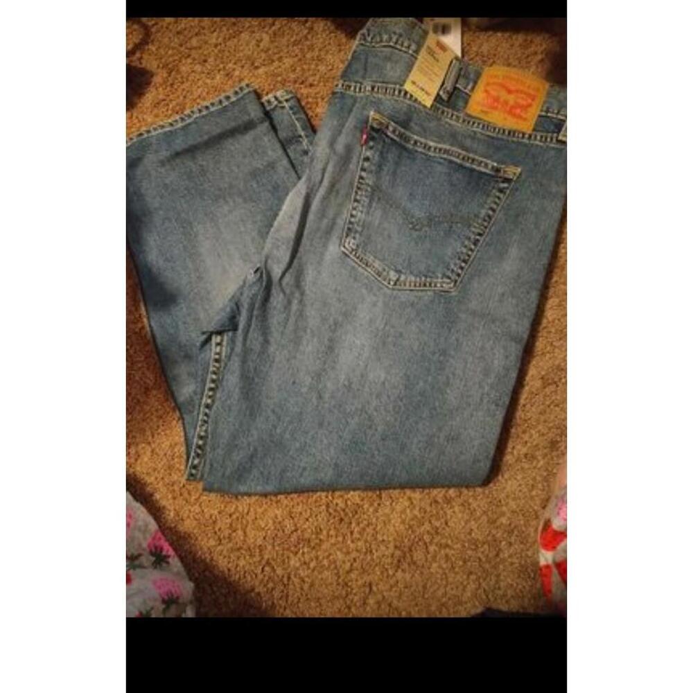 New Mens Levis 502 Taper Regular Fit Blue Jeans Size 48 X 29 596840088